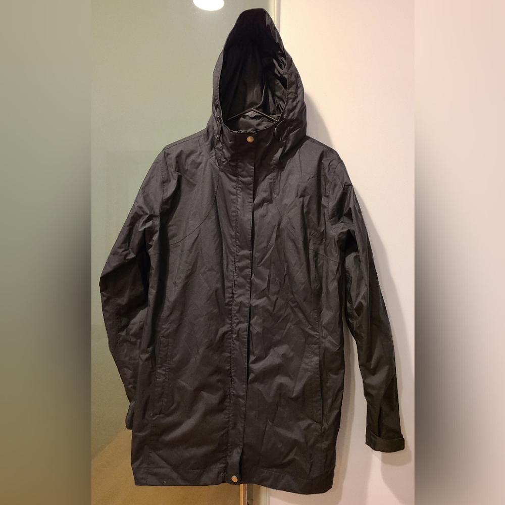 Columbia Waterproof Raincoat,  Black XL